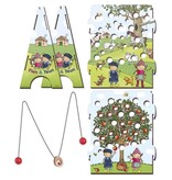 Tractor Ted Fien en Teun 80170 - Knopjes puzzel dieren