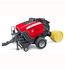 Bruder Bruder 02039 - Massey Ferguson Balenpers met ronde baal 1:16