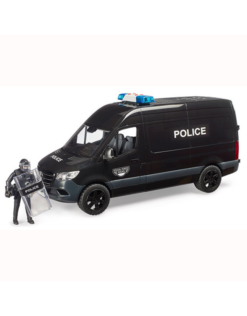 Bruder Bruder 02685 - ME politiebus met ME agent 1:16