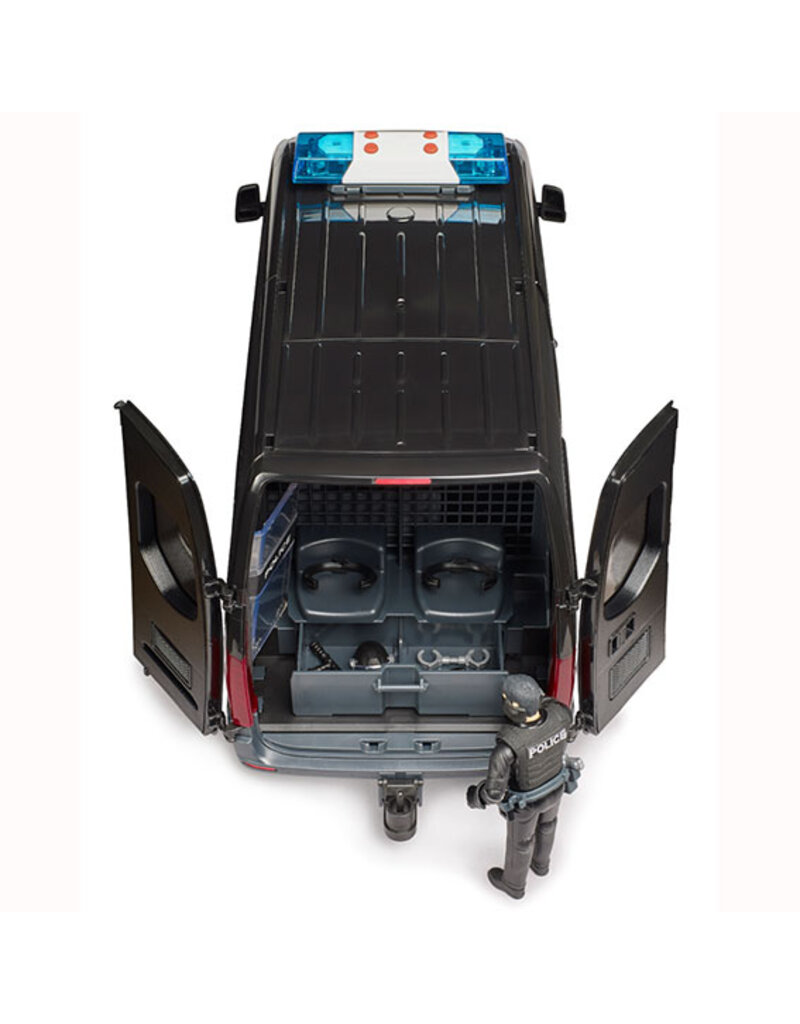 Bruder Bruder 02685 - ME politiebus met ME agent 1:16