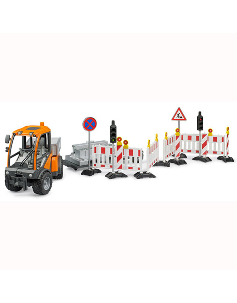 Bruder Bruder 02693 - Gemeente dienst met borden en verkeerslichten 1:16