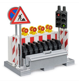 Bruder Bruder 62009 - Verkeersveiligheidsset met verkeerslichten