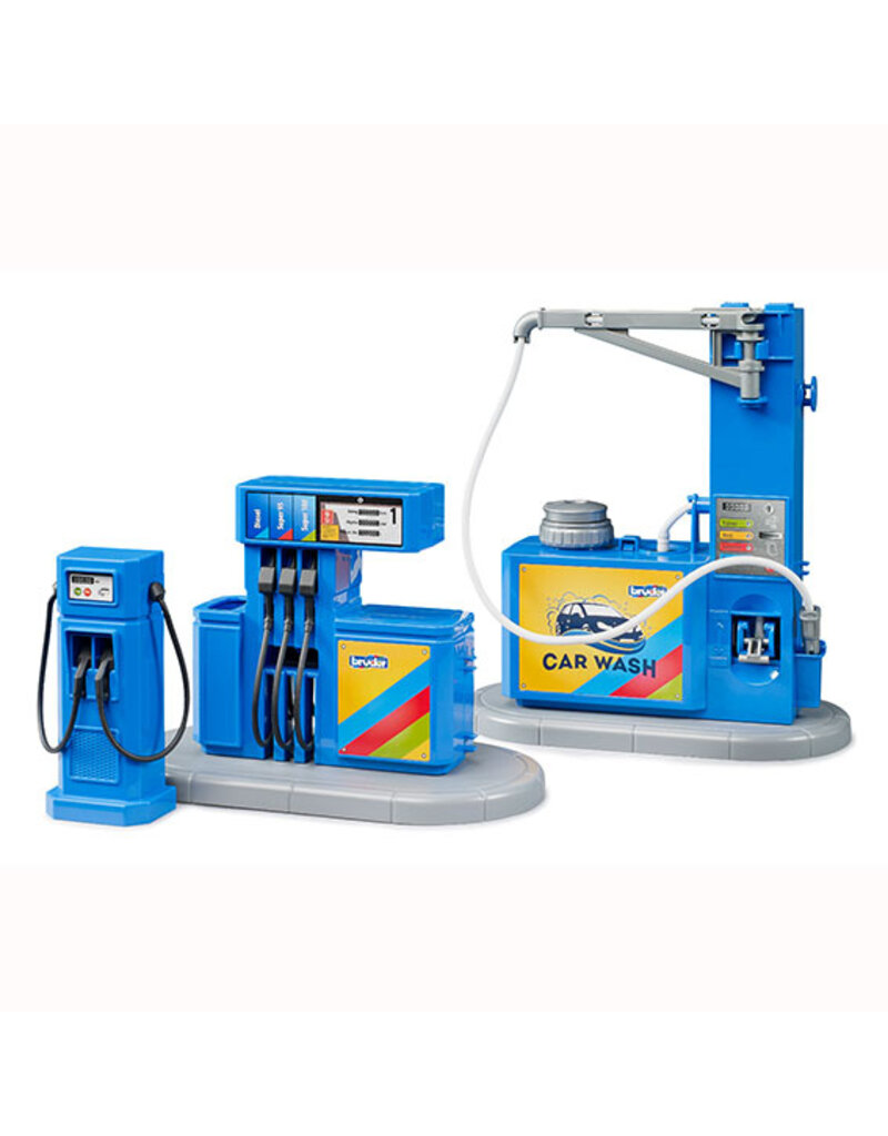 Bruder Bruder 62113 - Tankstations met wasstraat