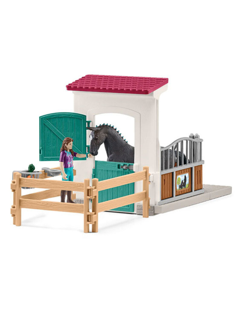 Schleich Schleich Horses 42709 - Paardenstal met Lisa en Storm