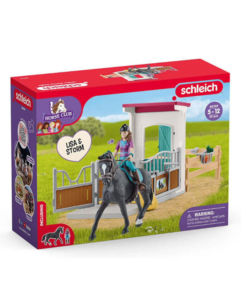 Schleich Schleich Horses 42709 - Paardenstal met Lisa en Storm