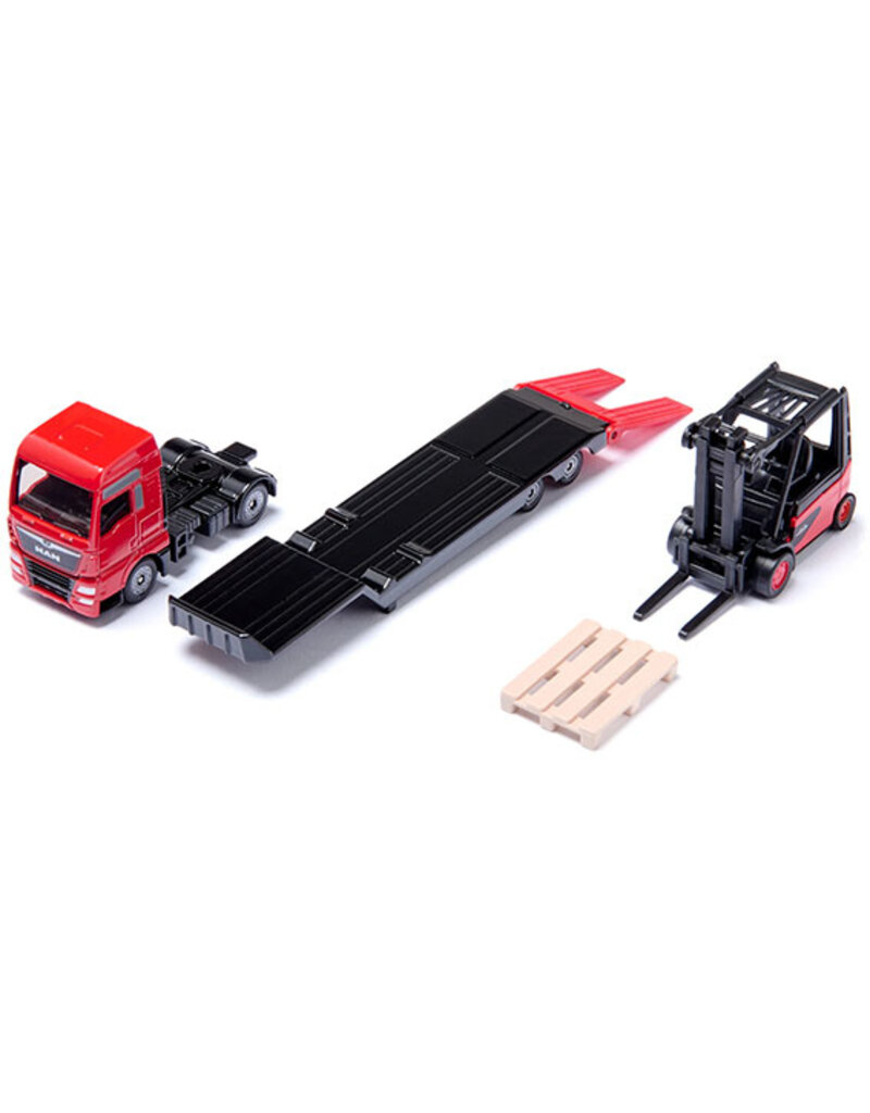 Siku Siku 1763 - MAN vrachtwagen met Linde heftruck 1:87