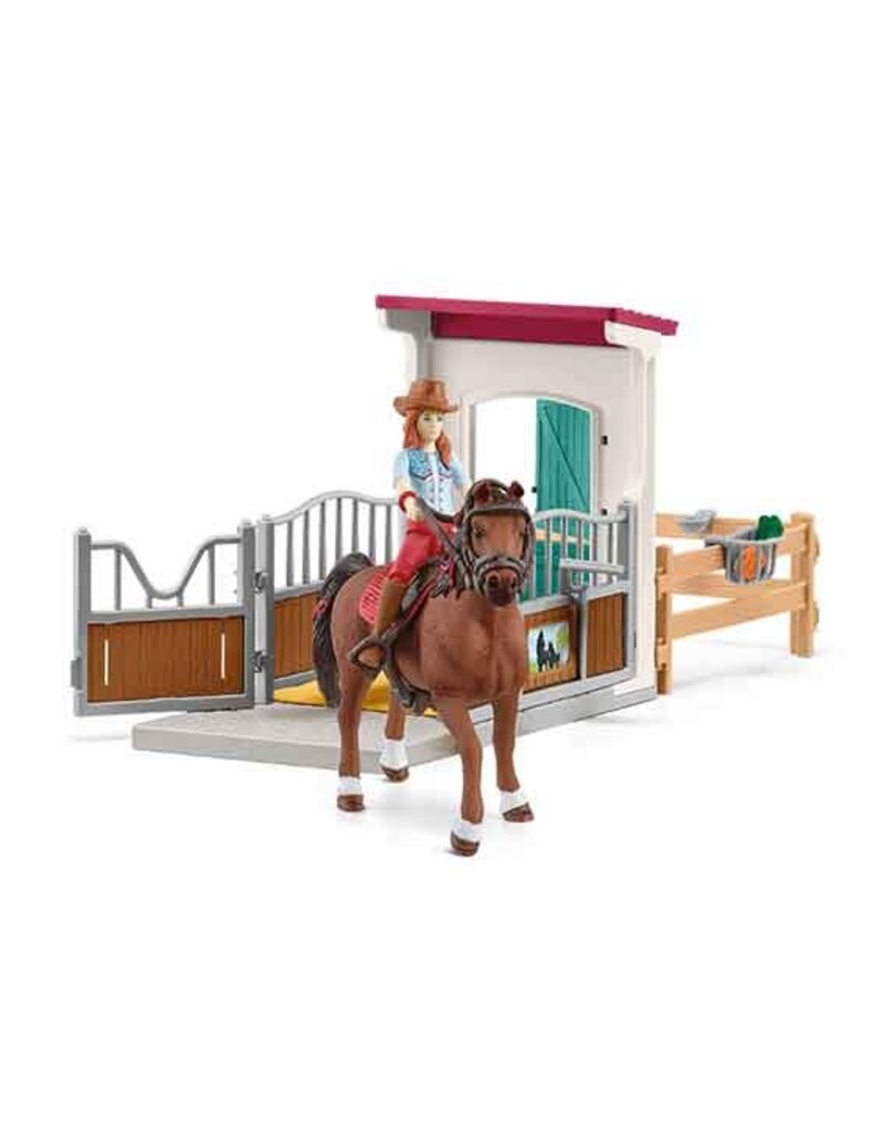 Schleich Schleich Horses 42710 - Paardenstal met Hannah en Cayenne