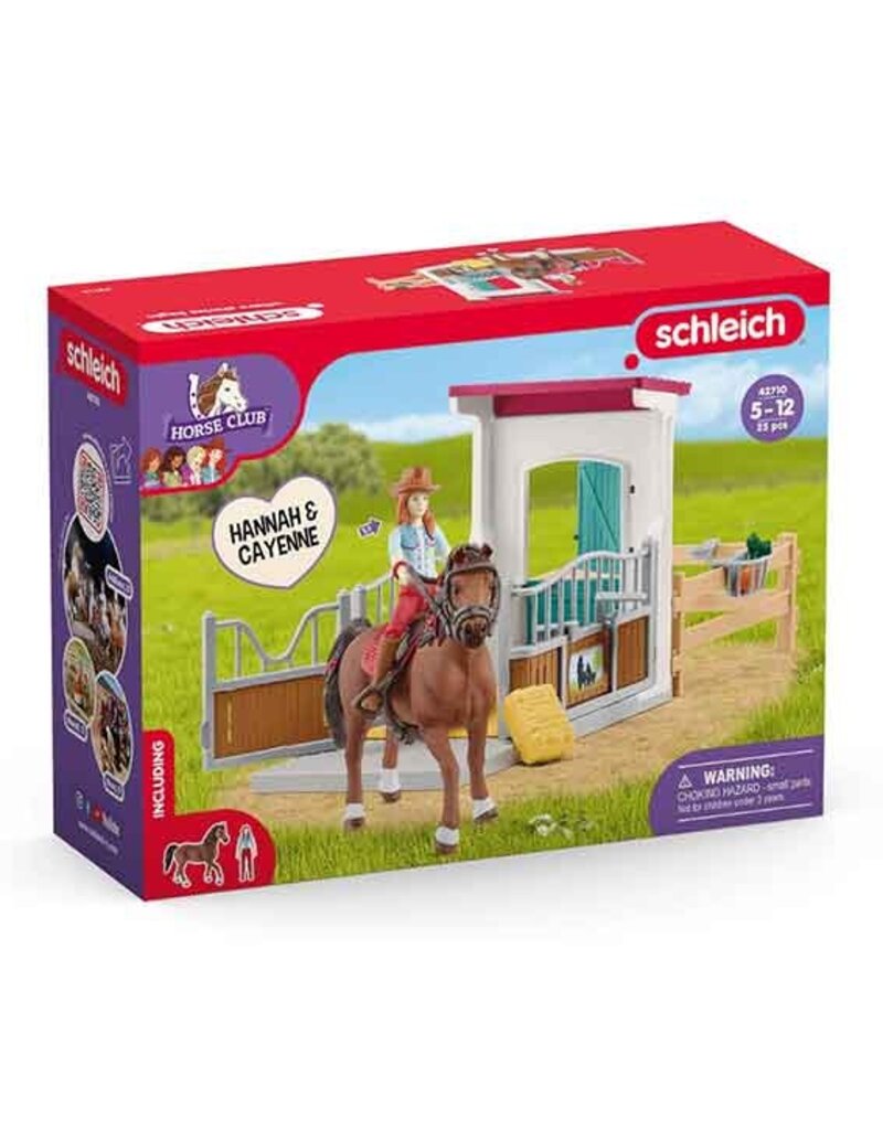 Schleich Schleich Horses 42710 - Paardenstal met Hannah en Cayenne