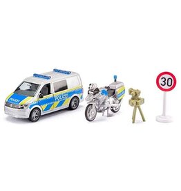 Siku Siku 2562 - Duitse politiebus, motor en flitspaal