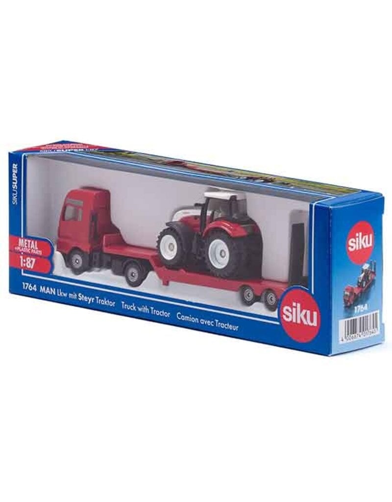 Siku Siku 1764 - MAN vrachtwagen met Steyr tractor 1:87