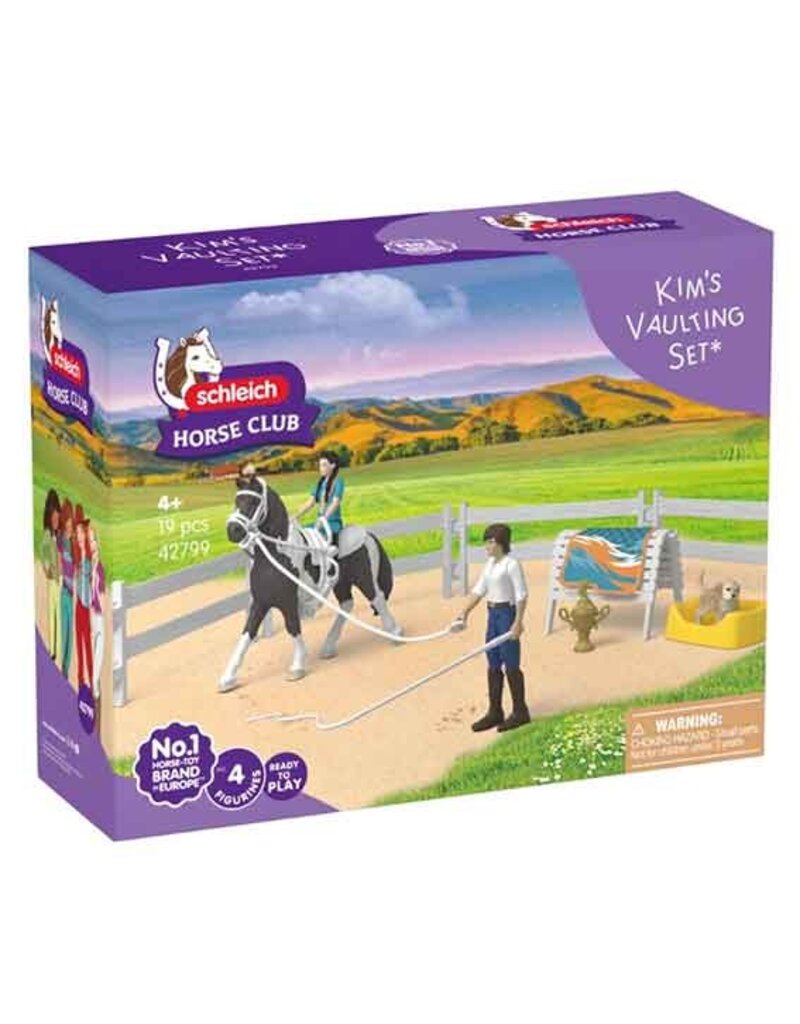 Schleich Schleich Horses 42799 - Horse Club Kim's voltigeset