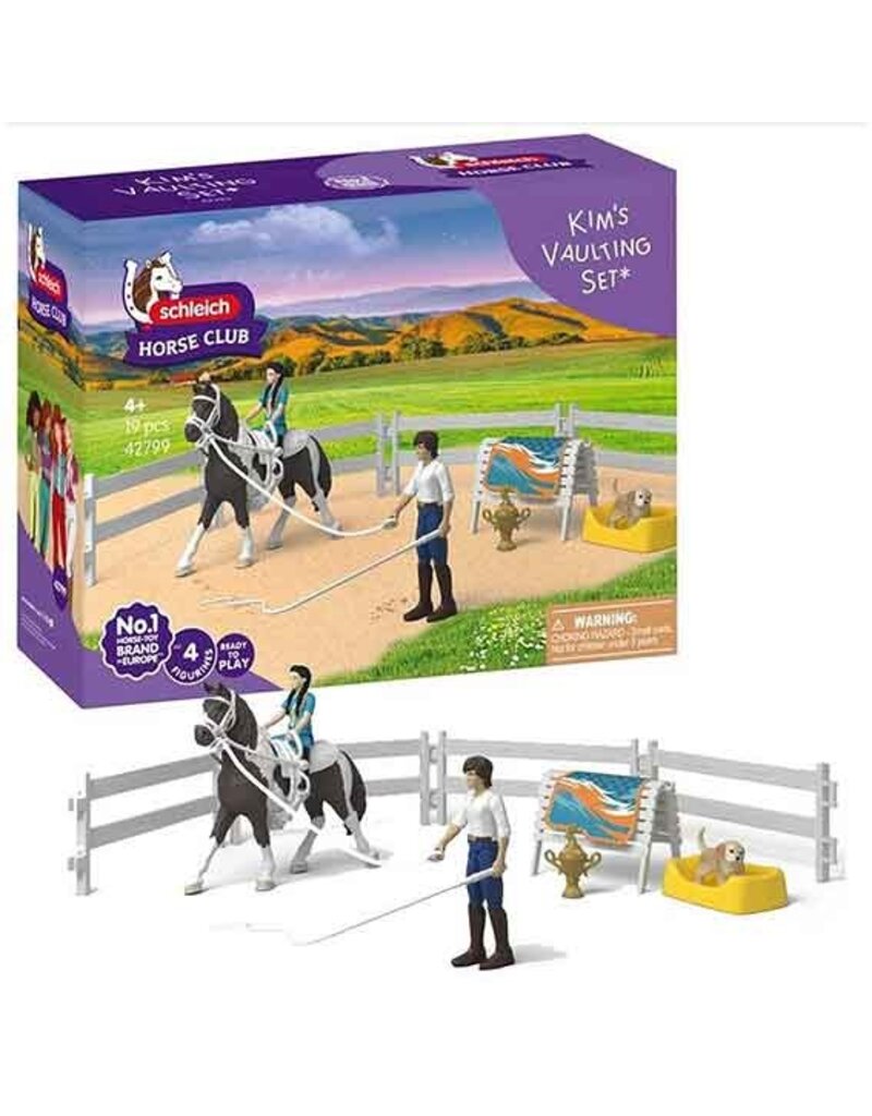 Schleich Schleich Horses 42799 - Horse Club Kim's voltigeset