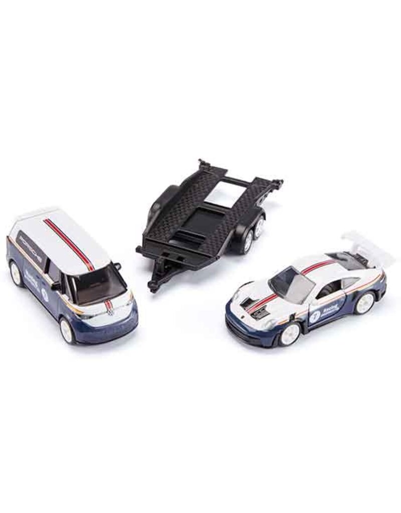 Siku Siku 2569 - VW ID. BUZZ met Porsche 911 GT3 RS Racing