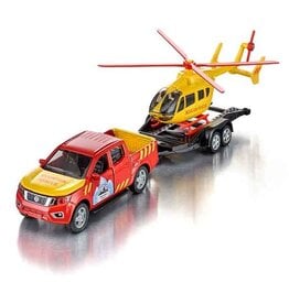 Siku Siku 2570 - Nissan Navara met helikopter