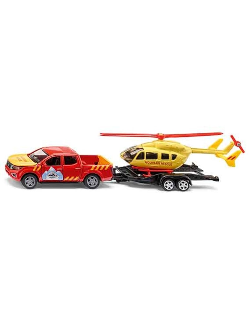 Siku Siku 2570 - Nissan Navara met helikopter
