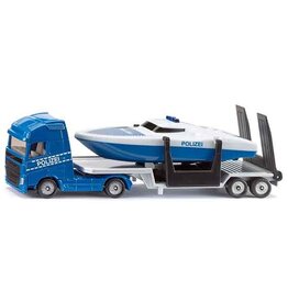 Siku Siku 1757 - Volvo vrachtwagen met Politie boot 1:87
