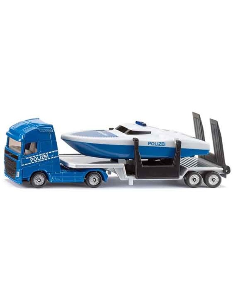 Siku Siku 1757 - Volvo vrachtwagen met Politie boot 1:87