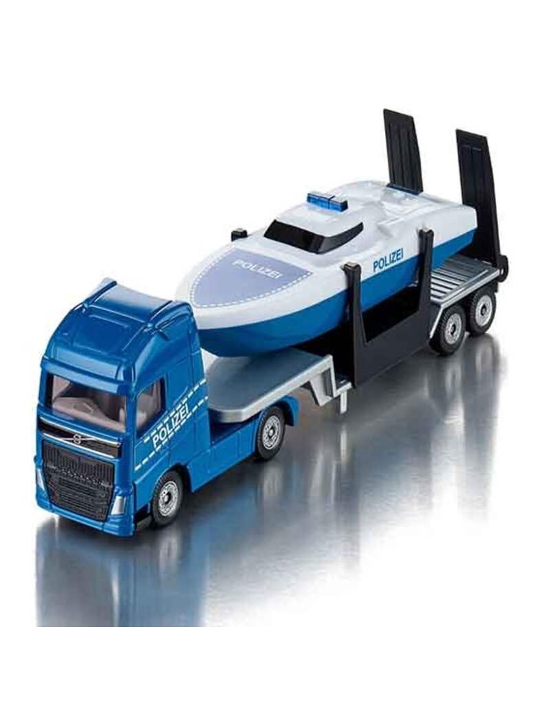 Siku Siku 1757 - Volvo vrachtwagen met Politie boot 1:87