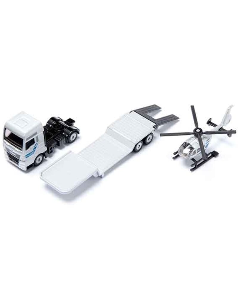 Siku Siku 1759 -MAN vrachtwagen met helicopter 1:87