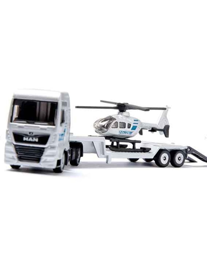 Siku Siku 1759 -MAN vrachtwagen met helicopter 1:87