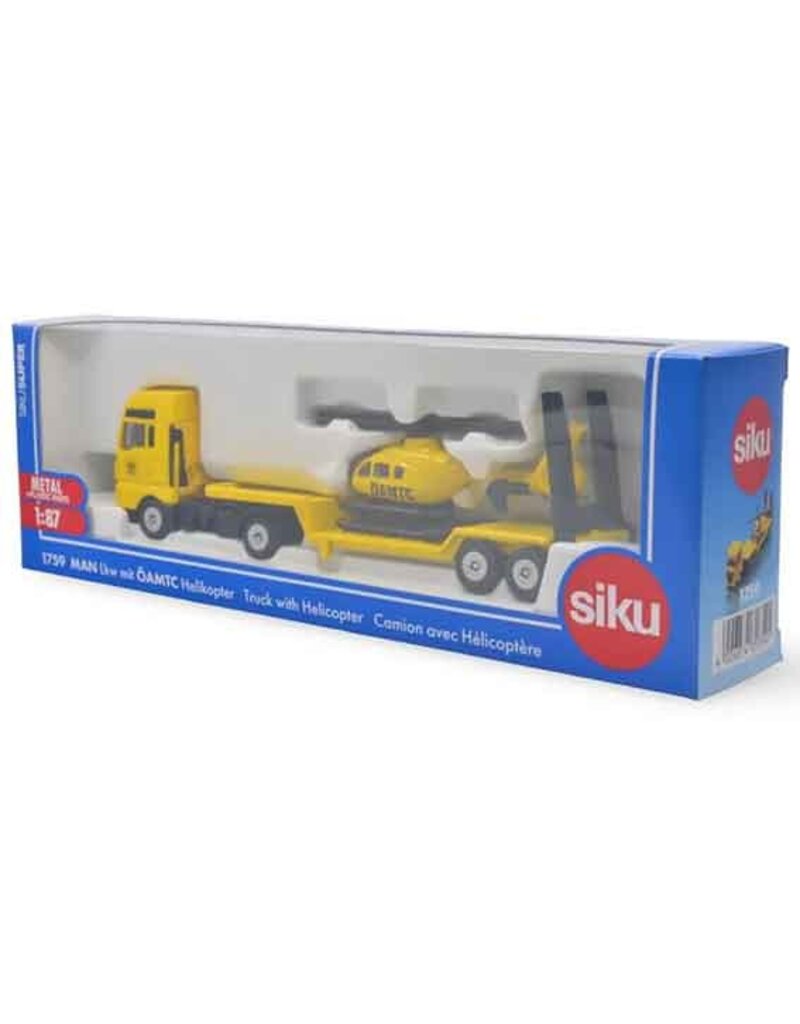 Siku Siku 1759 -MAN vrachtwagen met helikopter 1:87
