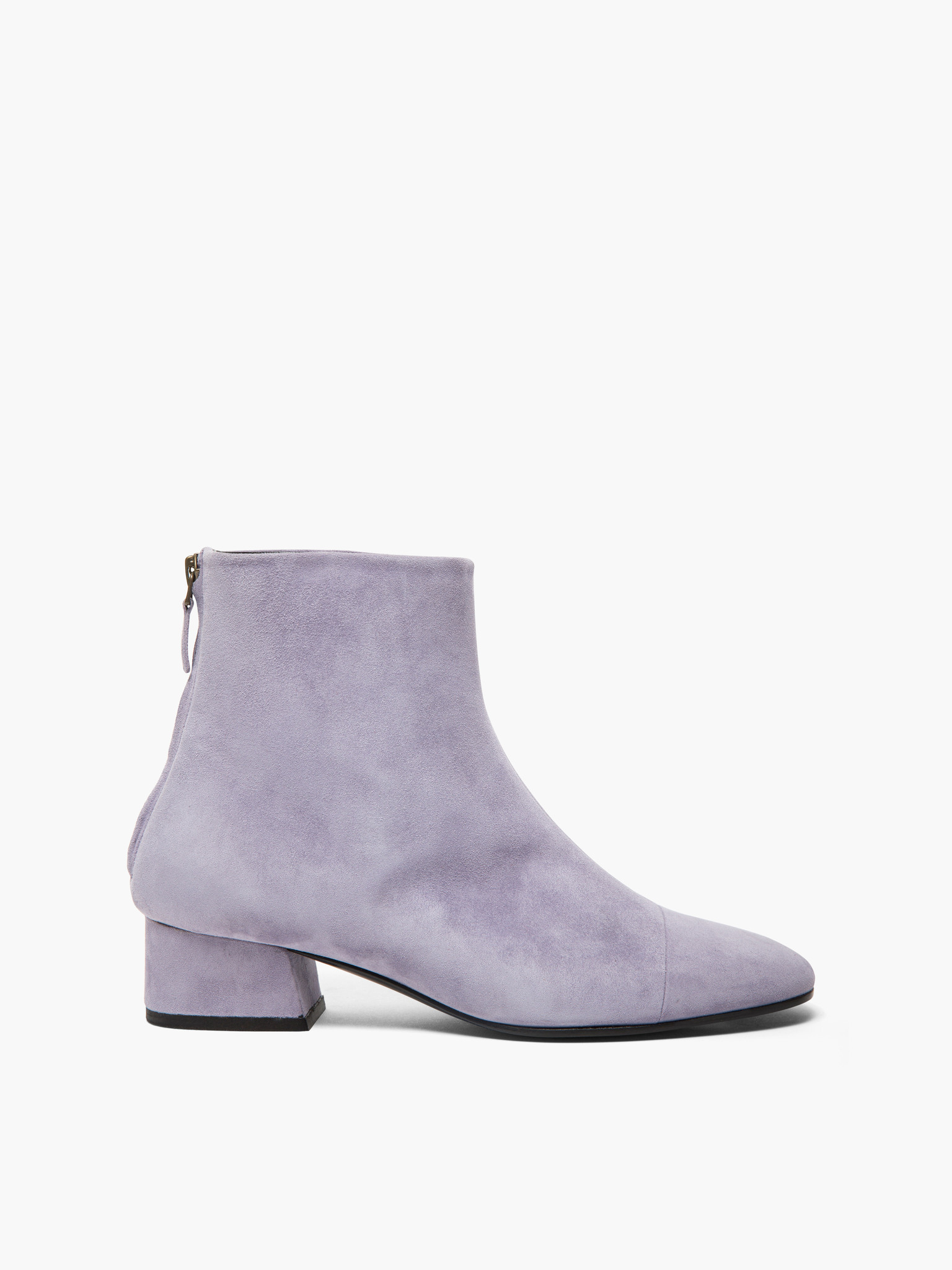 mauve suede boots