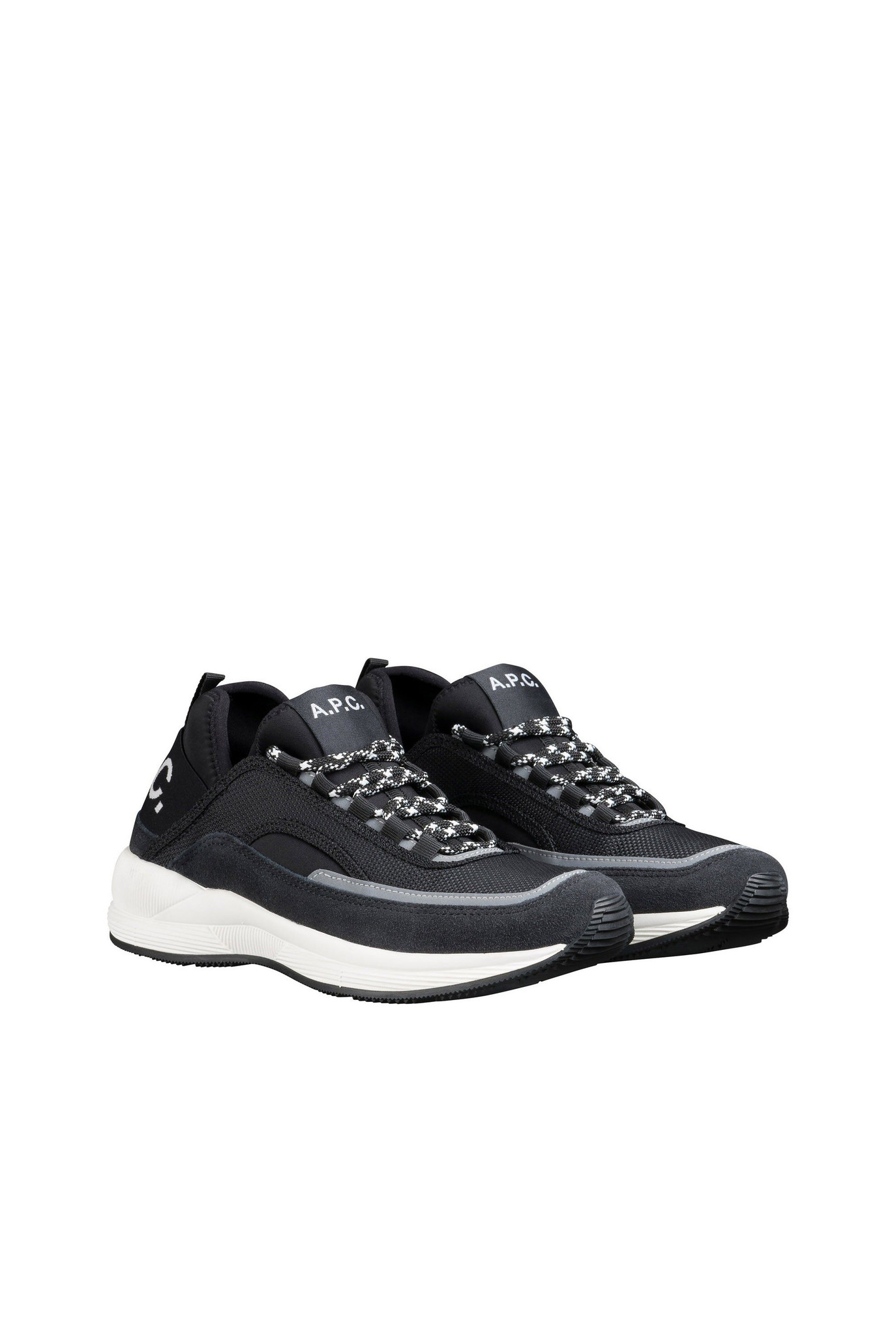 A.P.C. Run around sneakers Anthracite 