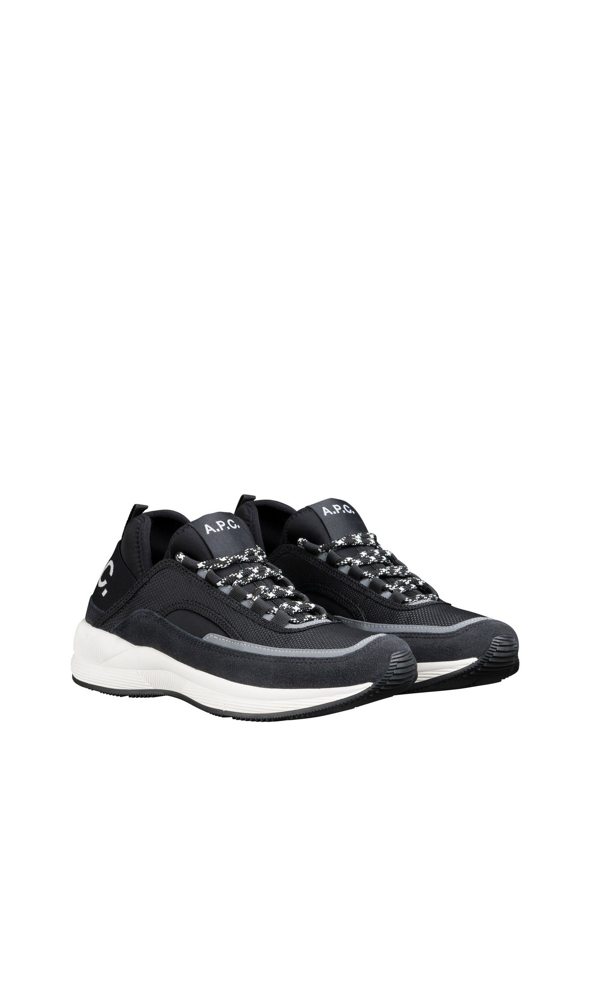 A.P.C. Run around sneakers Anthracite 