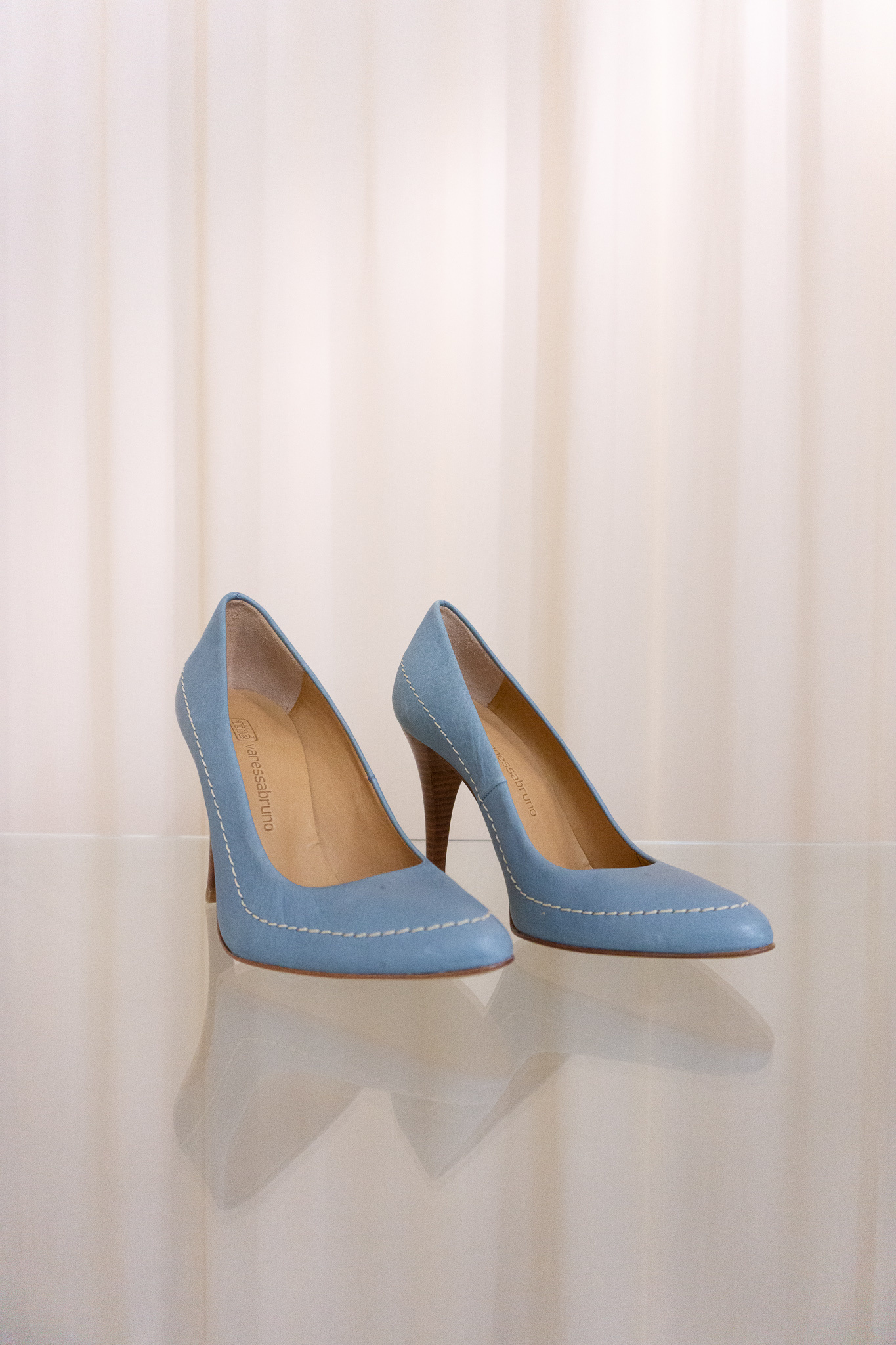 Light blue heels