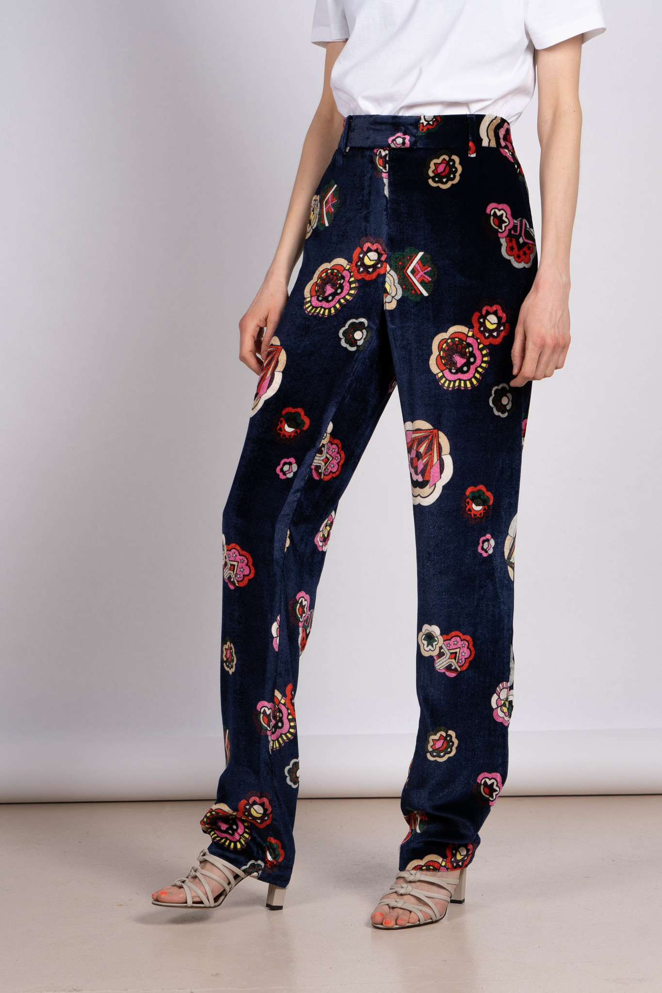 Floral print trouser