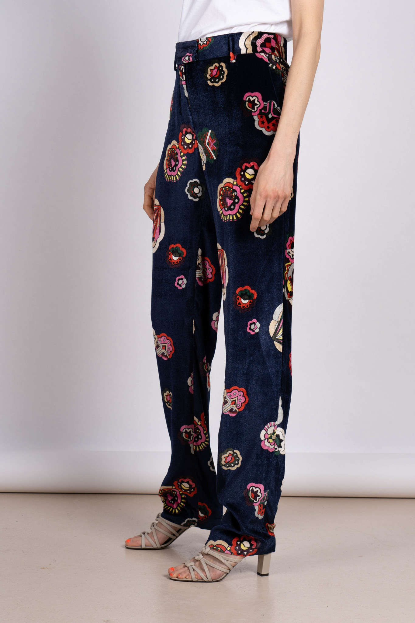 Floral print trouser