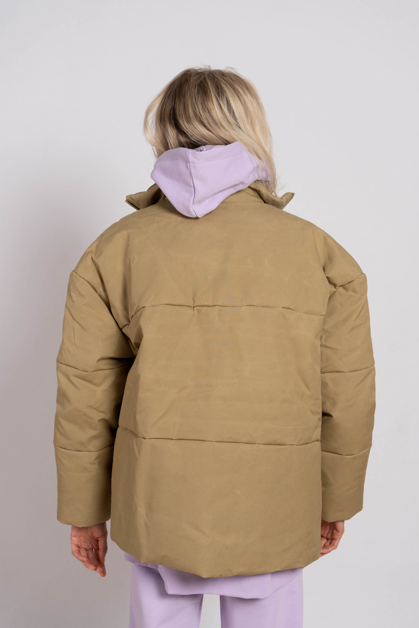 Unisex puffed jacket 'Aspen' ranger beige