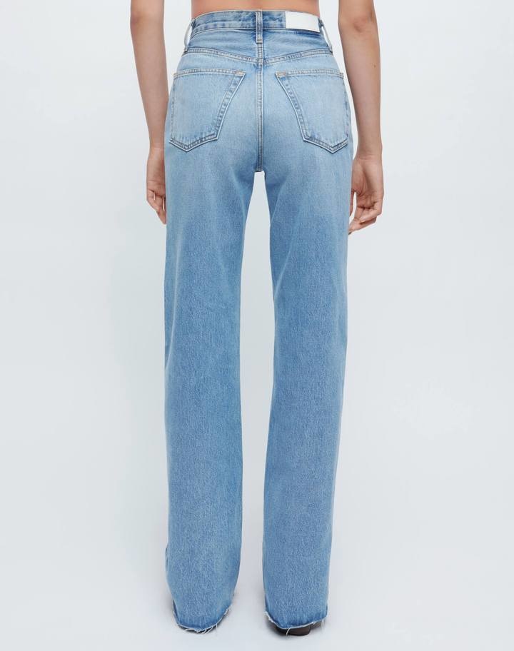 Re/Done Ultra High Rise Wide Leg jeans Fade - Objet Trouvé