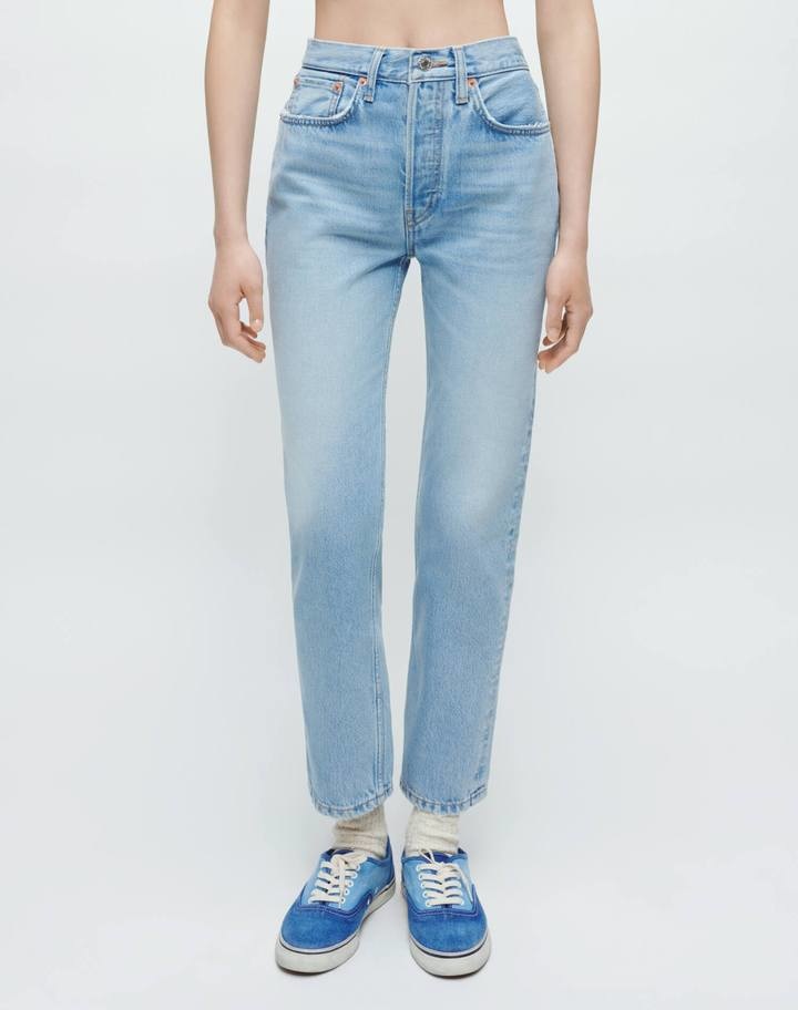 Re/Done 70s Stove Pipe jeans Worn in 