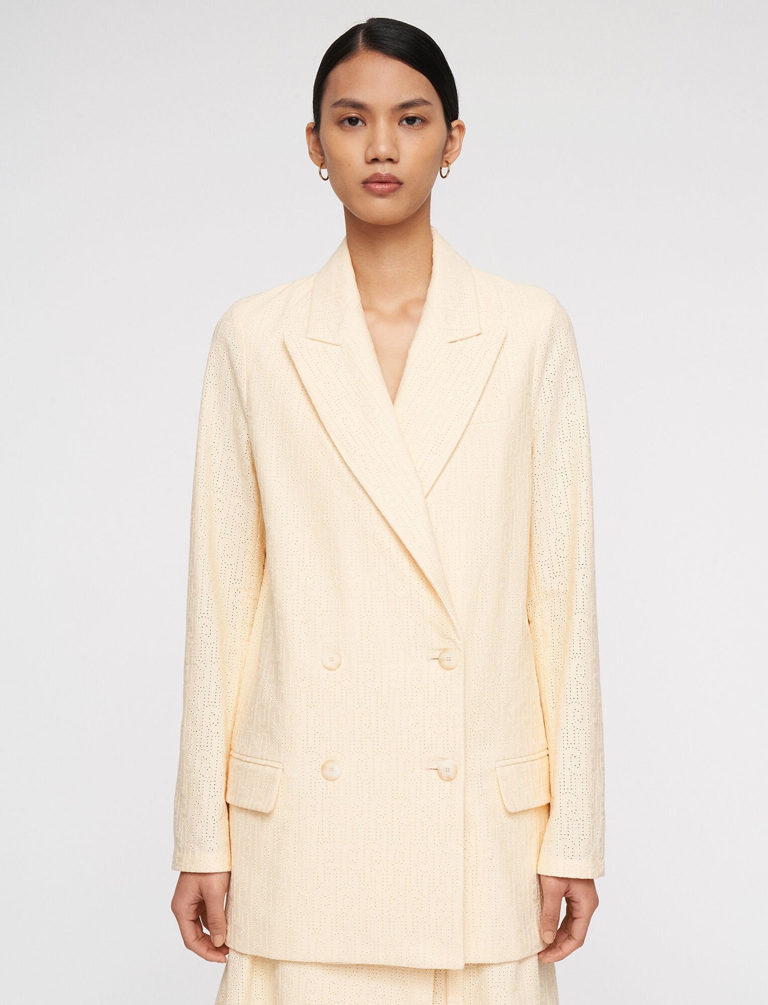 Jonas Broderie Anglaise jacket Corn