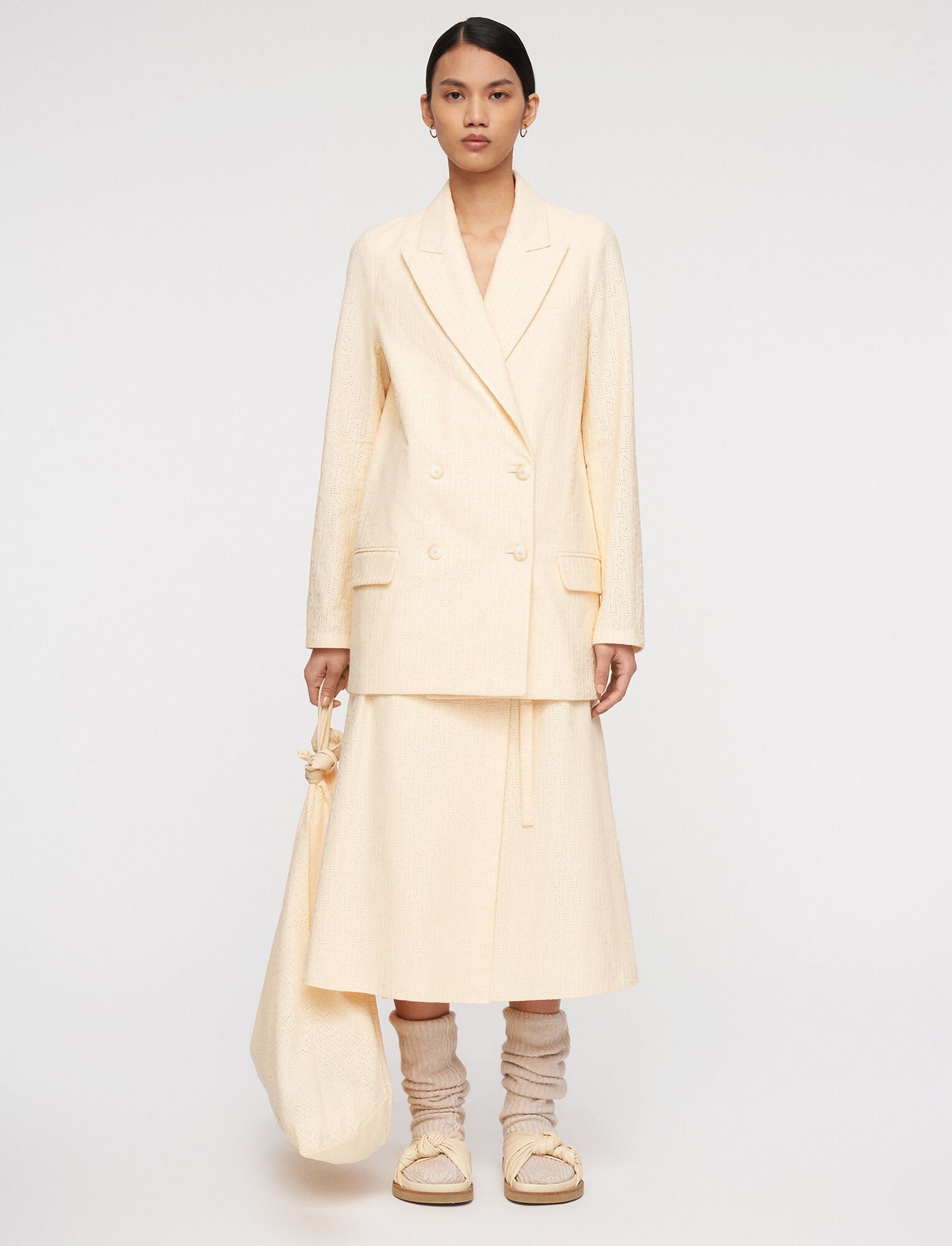 Jonas Broderie Anglaise jacket Corn