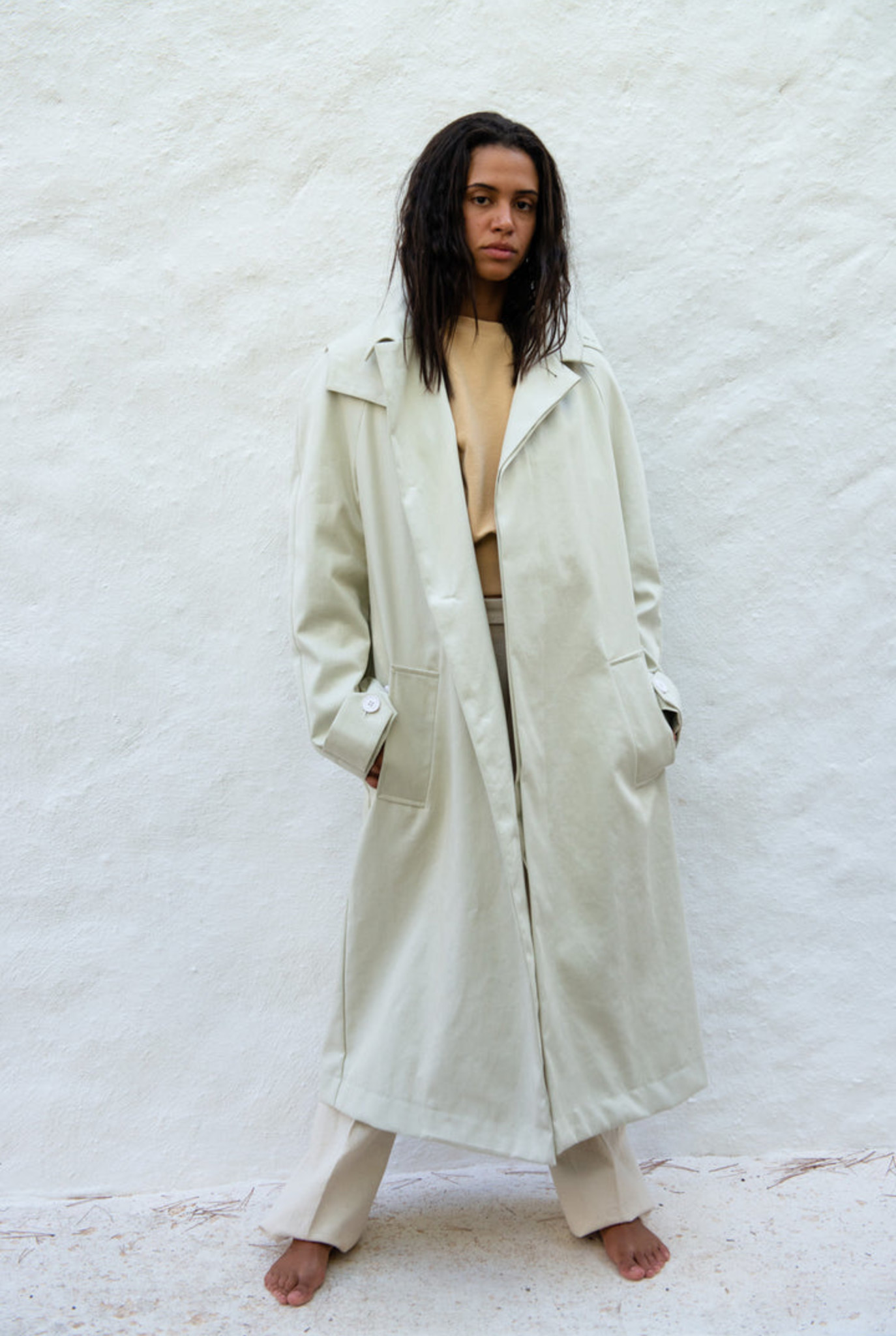 Can Pep Rey Long Peter Coat Beige 