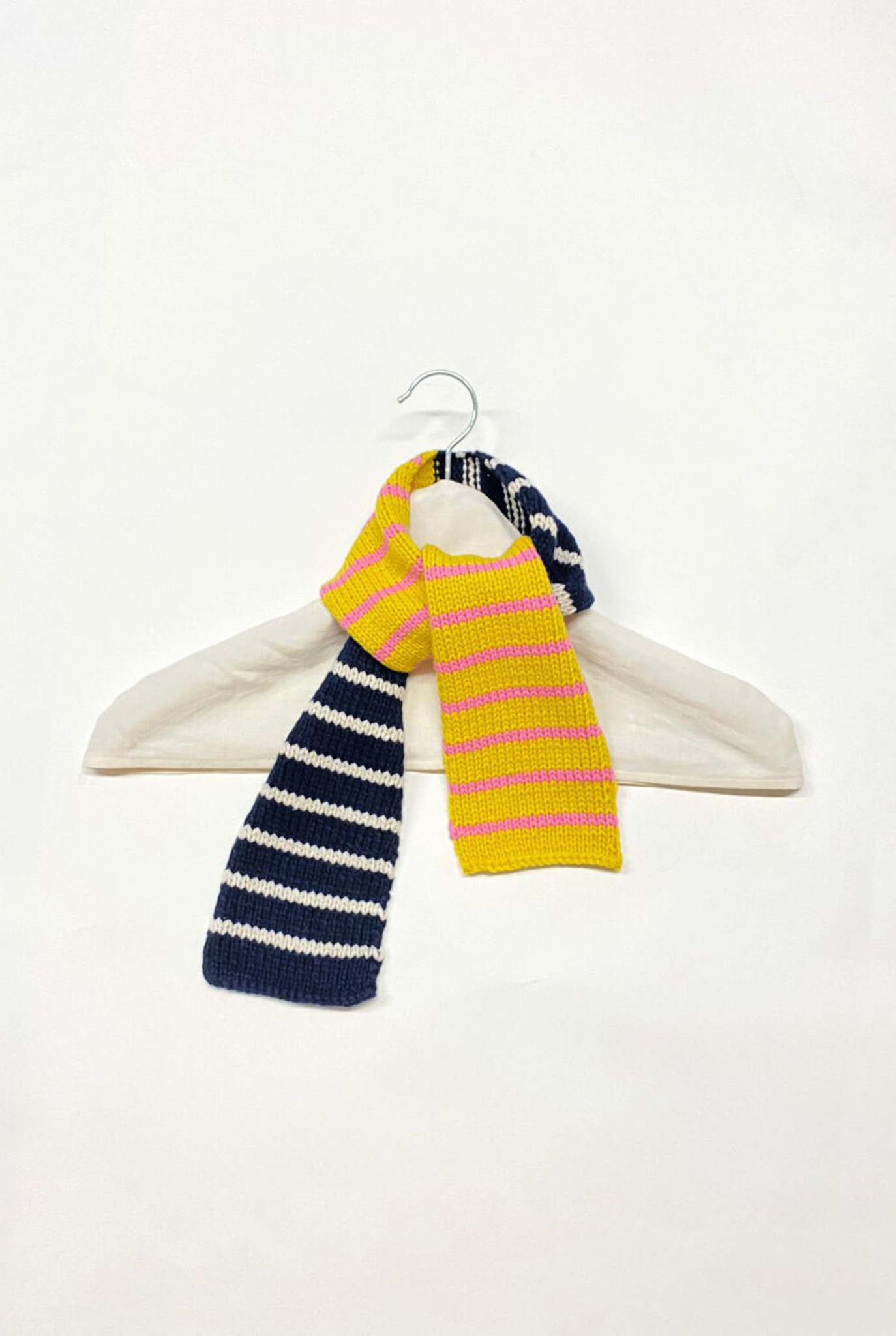 Polly Jean Scarf Yellow/Pink/Navy