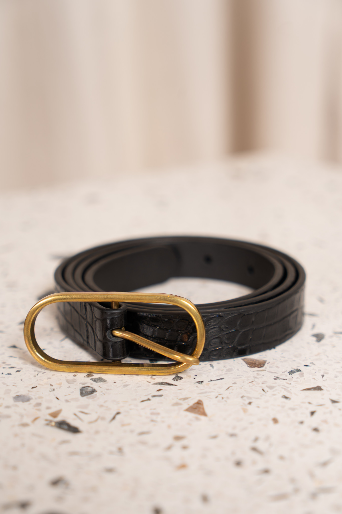 Rachel Comey Belt Leopard Rachel Comey Thin Printed Hair Calf Estate Belt - Leopard  main image 4