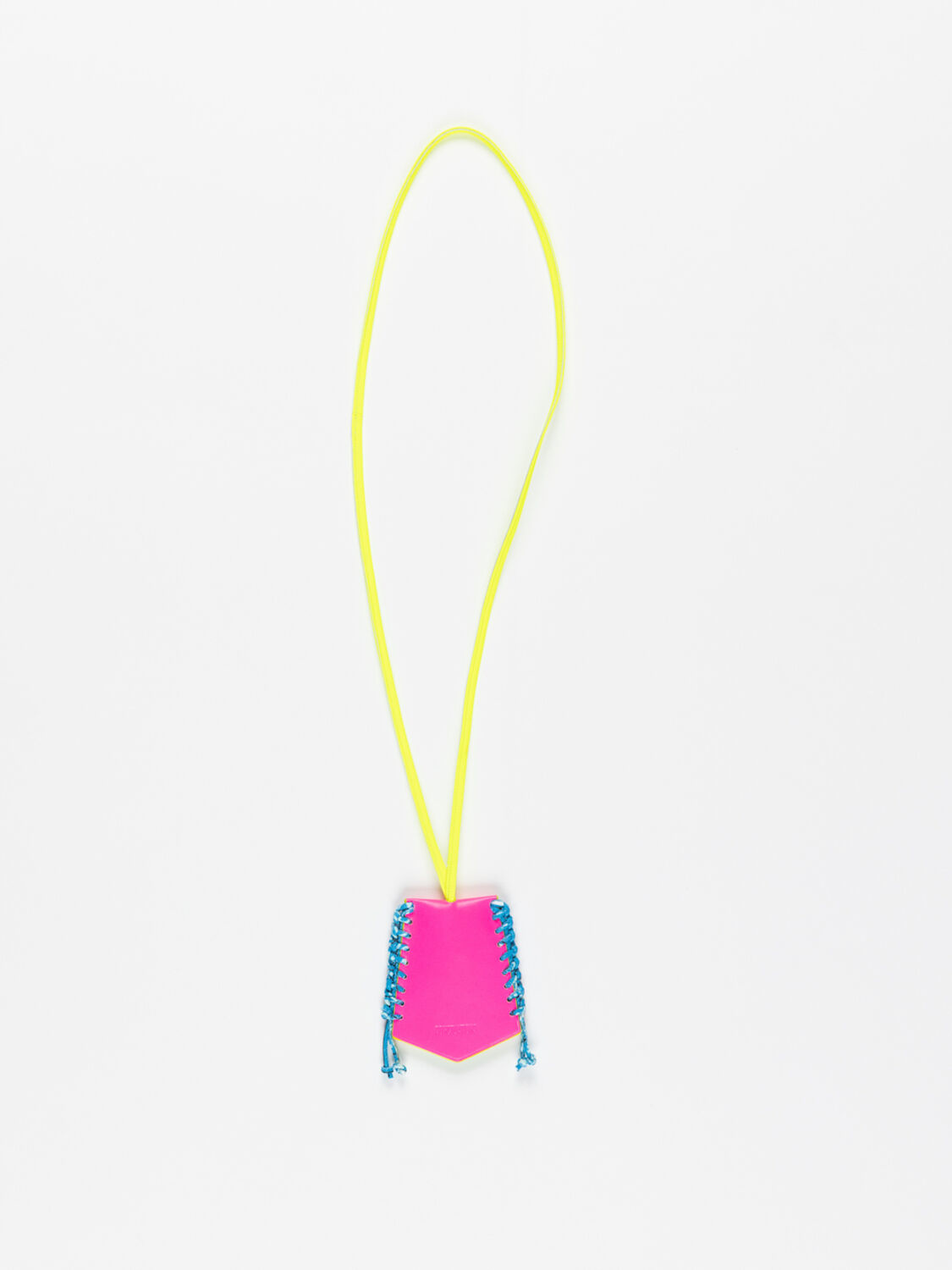 Fuji keychain Neon Pink/Neon Yellow/Blue