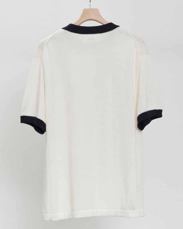 Ernie Palo Ringer knit tee White - Objet Trouvé