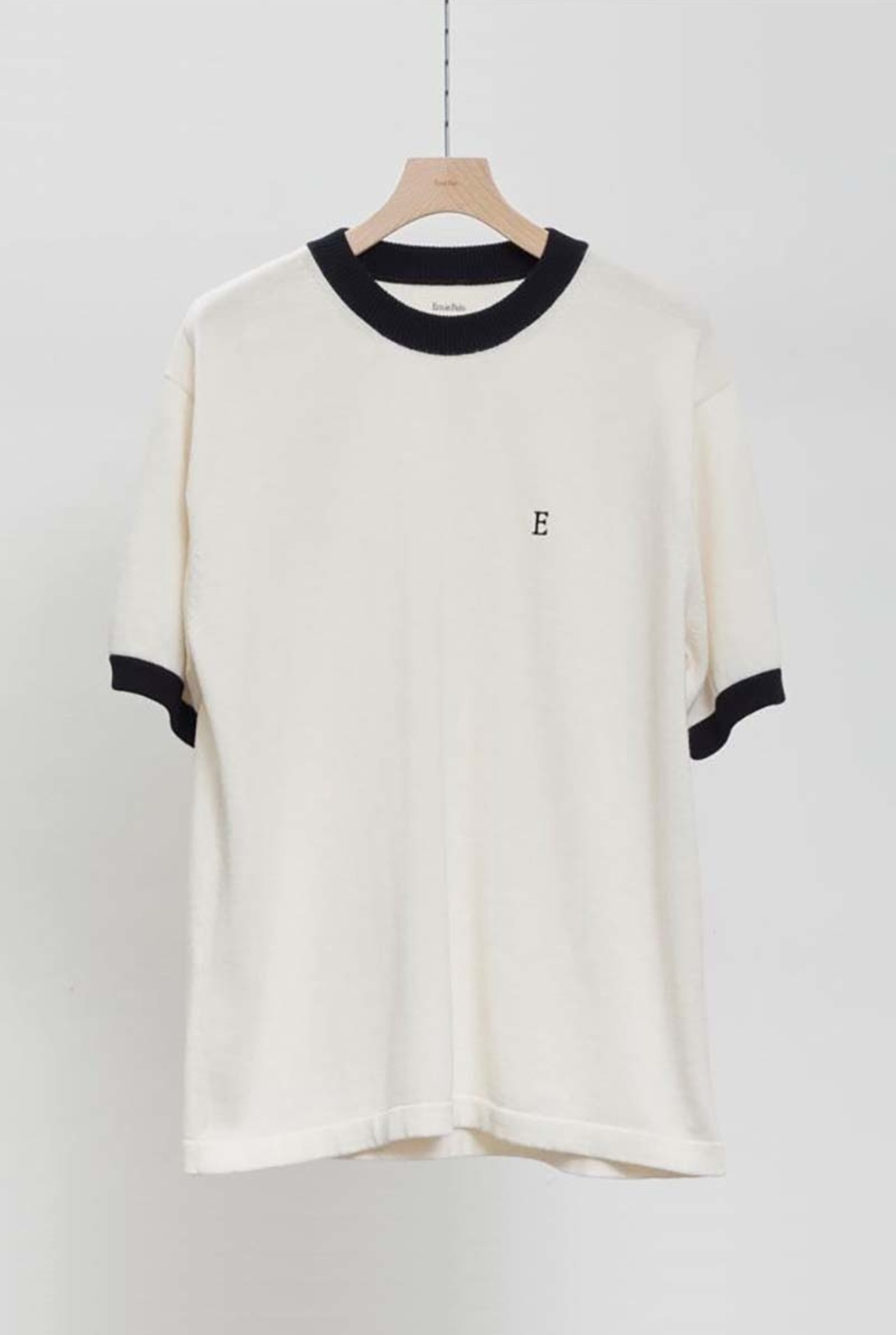 Ernie Palo Ringer knit tee White - Objet Trouvé