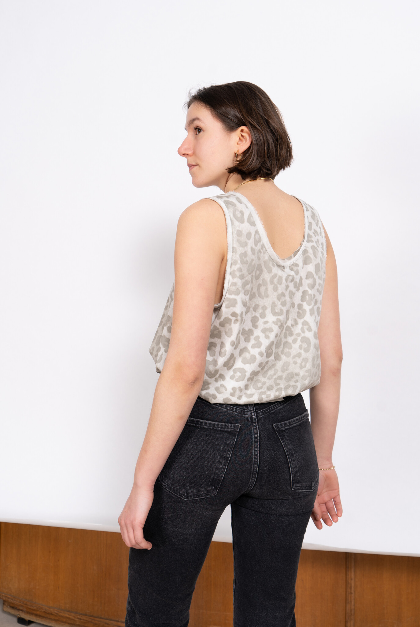 Leopard Sleeveless top Leopard