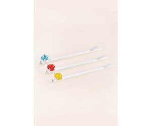 Wouters & Hendrix Set of three bobby pins with coloured crystals - Objet  Trouvé