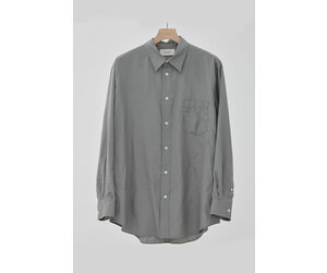 Ernie Palo Silk Standard Shirt Grey