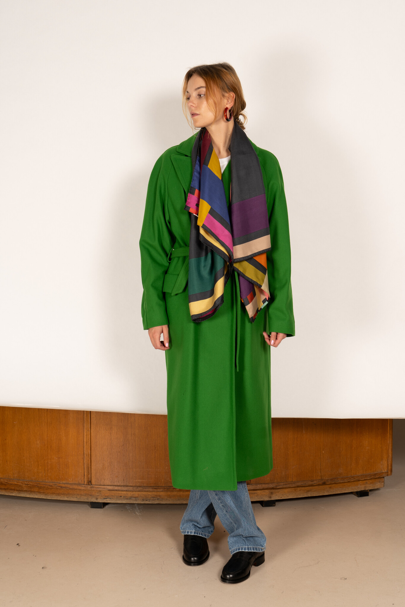 A.P.C. Florence coat Apple Green