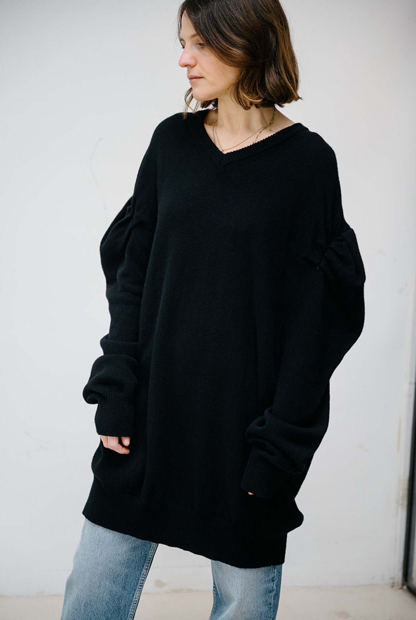 Victor oversized sweater Black