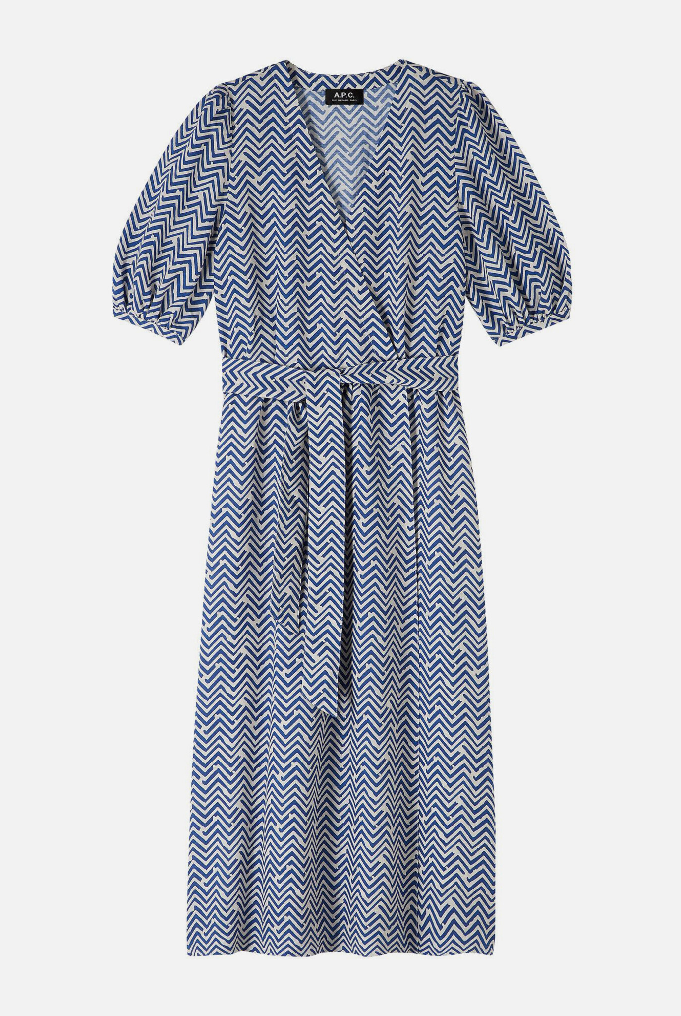 Leighton Dress Royal Blue Print