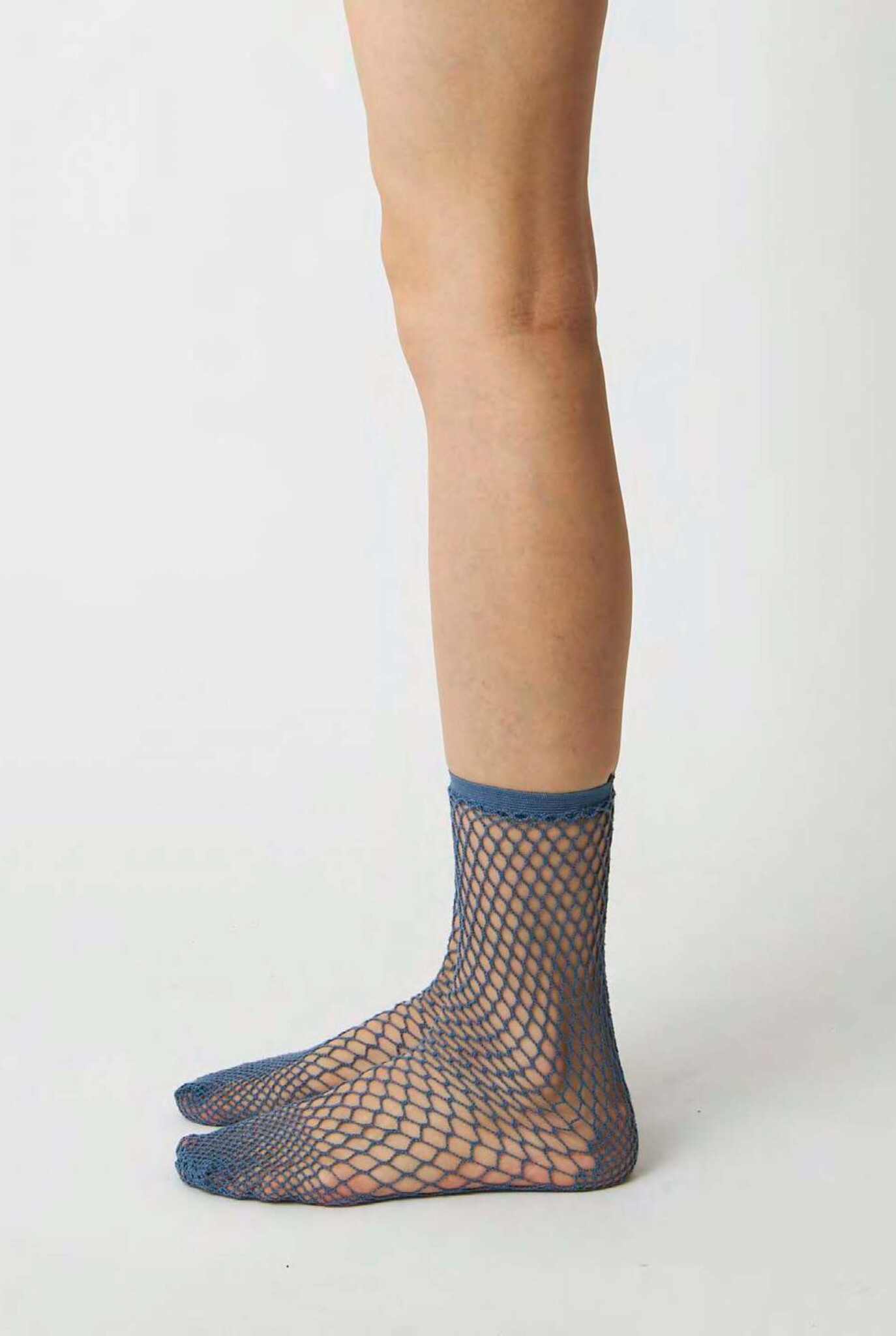 Fishnet socks Blue