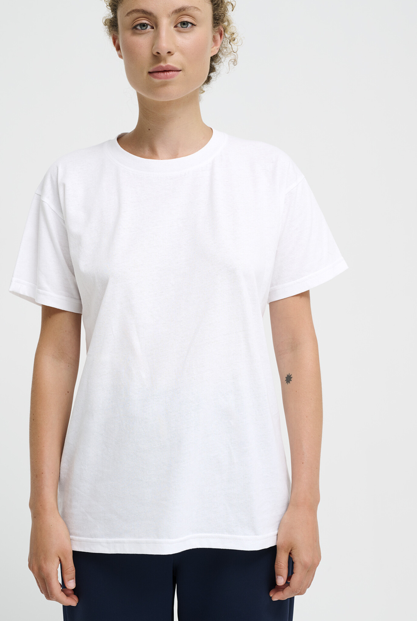 Boy t-shirt White Jersey Linen